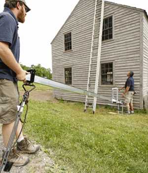 Setting up Alum-A-Poles